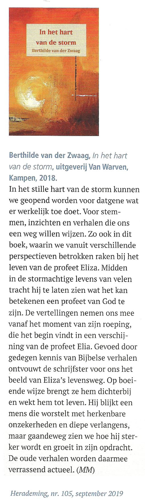 Recensie Eindhovens Dagblad oktober 2018